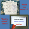 Would you rather Back to school - Shark of English