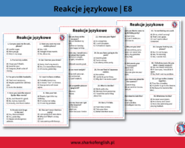 Reakcje językowe E8