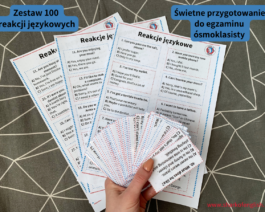 Reakcje językowe E8