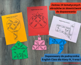 Words in shapes English Class A1/A1+/A2