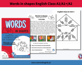 Words in shapes English Class A1/A1+/A2